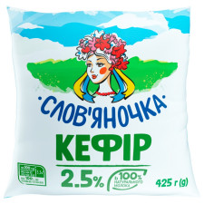 Кефір Слов'яночка 2,5% 425г mini slide 1