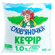 Кефір Слов'яночка 1% 425г mini slide 1