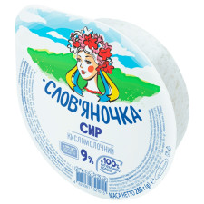Сир кисломолочний Слов'яночка Домашній 9% 280г mini slide 2