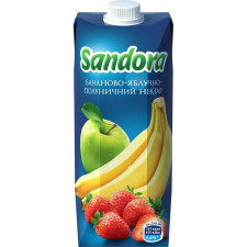 Нектар Sandora бананово-яблочно-клубничный 0,5л mini slide 5