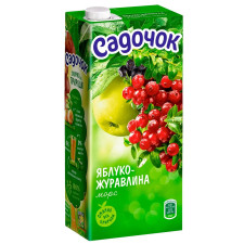 Морс Садочок з яблук та журавлини 0,95л mini slide 1