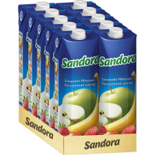 Нектар Sandora бананово-яблочно-клубничный 0,95л mini slide 2