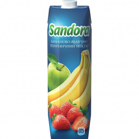 Нектар Sandora бананово-яблучно-полуничний 0,95л slide 3