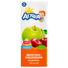 Сок Агуша яблочно-вишневый для детей с 5 месяцев 200мл mini slide 2