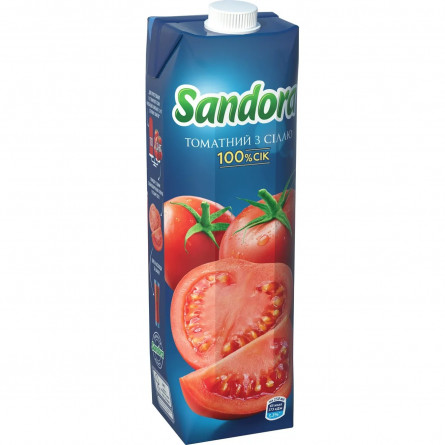 Сок Sandora томатный с солью 0,95л slide 1