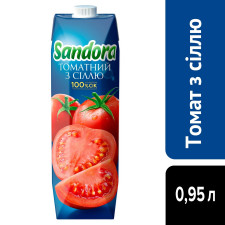 Сок Sandora томатный с солью 0,95л mini slide 4