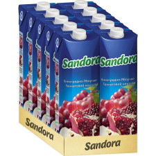 Нектар Sandora виноградно-яблочно-гранатовый 0,95л mini slide 2