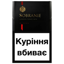 Сигарети Sobranie КS SS Blacks mini slide 1
