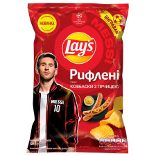 Чіпси Lay's зі смаком ковбасок с горчицей 120г mini slide 1