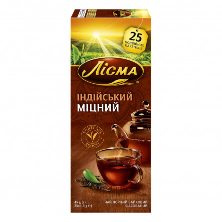 Чай черный Лисма Индийский Крепкий 25шт 1,8г slide 4
