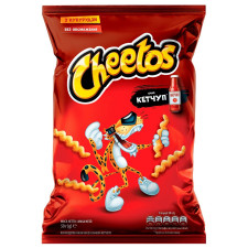 Палички кукурудзяні Cheetos зі смаком кетчупу 50г mini slide 1
