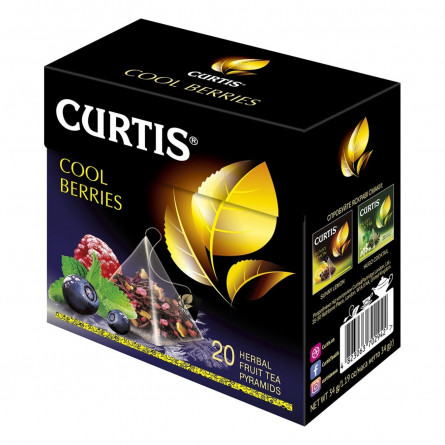 Чай черный Curtis Cool Berries в пирамидках 20шт*1,7г slide 1