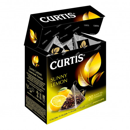 Чай черный Curtis Sunny Lemon в пирамидках 20шт*1,7г slide 5