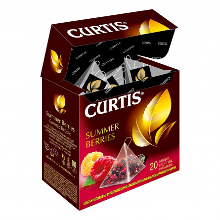 Чай Curtis Summer Berries каркаде з суданської троянди з ягодами шипшини та малини 20шт 1,7г slide 6