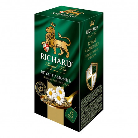 Чай фруктово-трав'яний Richard Royal Camomile в пакетиках 25шт*1.5г slide 1
