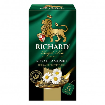 Чай фруктово-трав'яний Richard Royal Camomile в пакетиках 25шт*1.5г slide 4