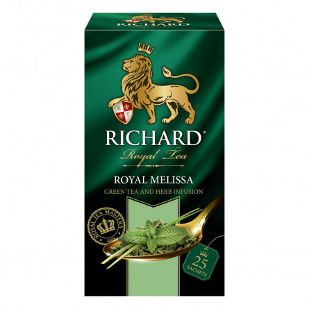 Чай зелений Richard Royal Melissa в пакетиках 25шт*1.8г slide 4