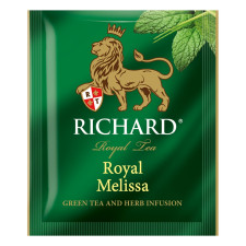 Чай зелений Richard Royal Melissa в пакетиках 25шт*1.8г mini slide 5