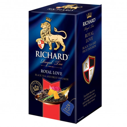 Чай чорний Richard Royal Aristocrat байховий в пакетиках 25шт*2г slide 2