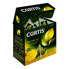 Чай Curtis Tropical Mango зелений зі шматочками манго 20шт х 1,8г mini slide 4