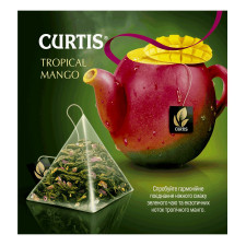Чай Curtis Tropical Mango зелений зі шматочками манго 20шт х 1,8г mini slide 5