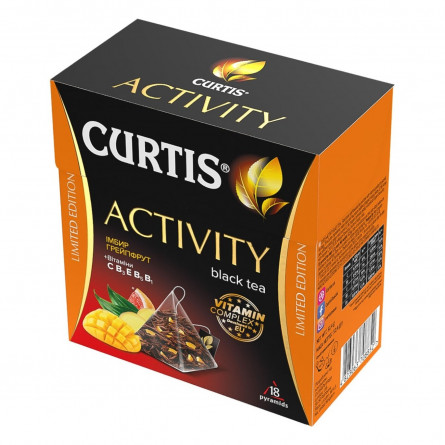 Чай черный Curtis Activity Имбир и грейпфрут в пирамидках 18шт 32,4г slide 1