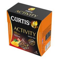 Чай черный Curtis Activity Имбир и грейпфрут в пирамидках 18шт 32,4г mini slide 1