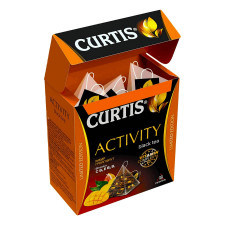 Чай черный Curtis Activity Имбир и грейпфрут в пирамидках 18шт 32,4г mini slide 2