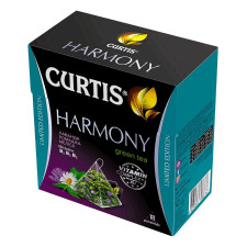 Чай зеленый Curtis Harmony Лаванда ромашка и мелисса в пирамидках 18шт 32,4г mini slide 1