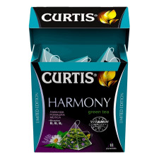 Чай зеленый Curtis Harmony Лаванда ромашка и мелисса в пирамидках 18шт 32,4г mini slide 7
