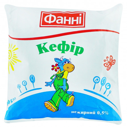 Кефір Фанні Нежирный 0.5% 400г slide 2