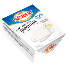 Сир кисломолочний President Традиційна рецептура 0,2% 200г mini slide 3