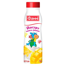 Йогурт Фанні манго-ананас 1% 290г mini slide 1