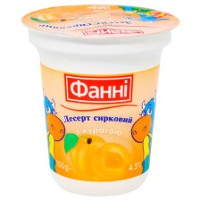 Десерт Фанні сирковий з курагою 4,5% 150г mini slide 2