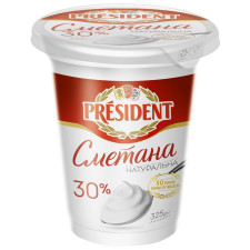 Сметана President 30% 325г mini slide 2