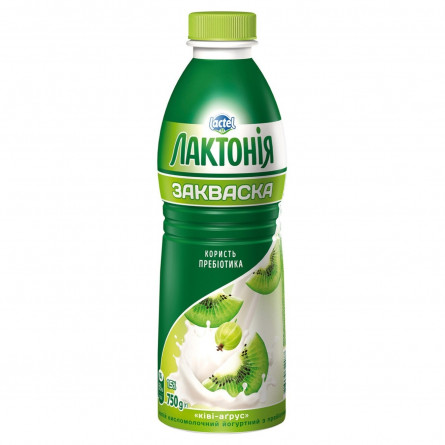 Напиток йогуртный с лактулозой Лактонія Закваска Киви-крыжовник 1,5% 750г slide 2