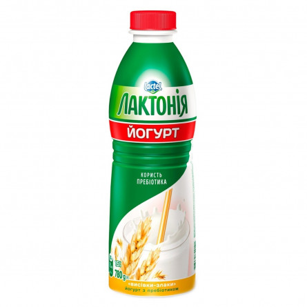 Йогурт Лактонія з лактулозою Висівки-злаки 1,5% 780г slide 1