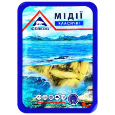 Мідії Iceberg Класичні варені в олії 150г mini slide 1