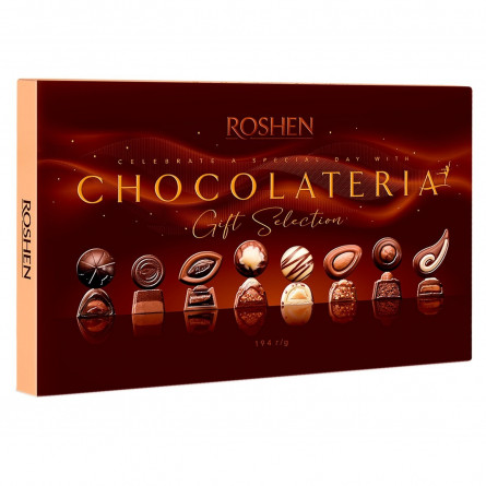 Цукерки Roshen Chocolateria 194г slide 1