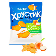 Крекер Roshen Хрустик зі свіжою цибулею 180г mini slide 1