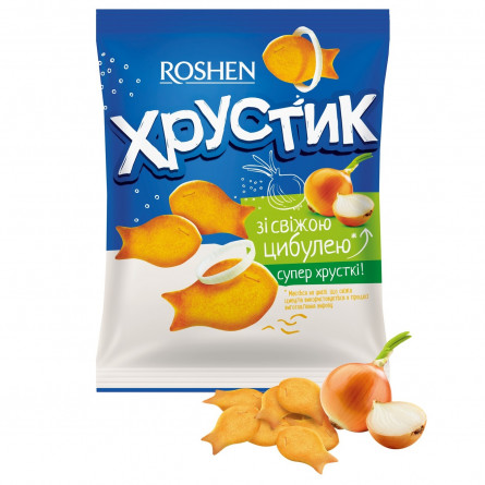 Крекер Roshen Хрустик зі свіжою цибулею 180г slide 2