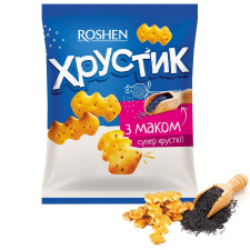 Крекер Roshen Хрустик з маком 360г mini slide 2
