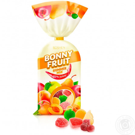 Цукерки желейні Roshen Bonny-Fruit літній мікс 200г slide 2