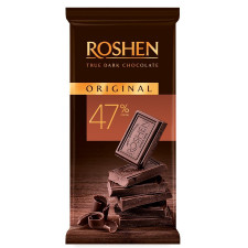 Шоколад чорний Roshen Original 90г mini slide 1