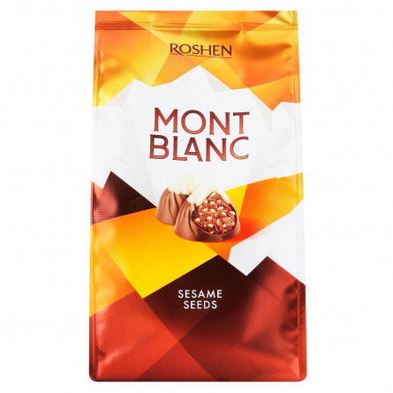 Цукерки Roshen Mont Blanc з шоколадом та сезамом 240г slide 2