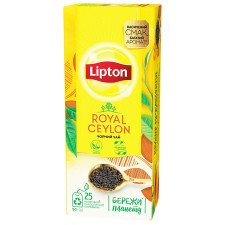 Чай чорний Lipton Royal Ceylon в пакетиках 25шт*2г mini slide 4