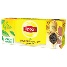 Чай чорний Lipton English Breakfast 25шт*2г mini slide 1