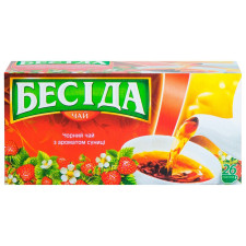 Чай черный Беседа с ароматом земляники 36г mini slide 1