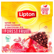 Чай чорний Lipton Forest Fruit в пірамідках 20шт 34г mini slide 2