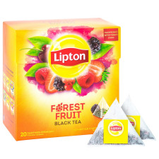 Чай чорний Lipton Forest Fruit в пірамідках 20шт 34г mini slide 5